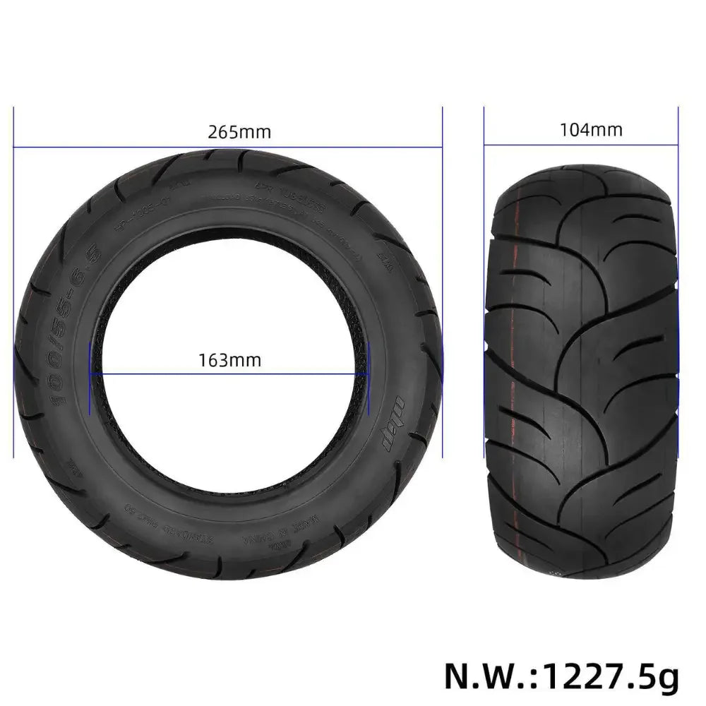 100/55-6.5 ulip tubeless tires for 11inch scooter wocomotors