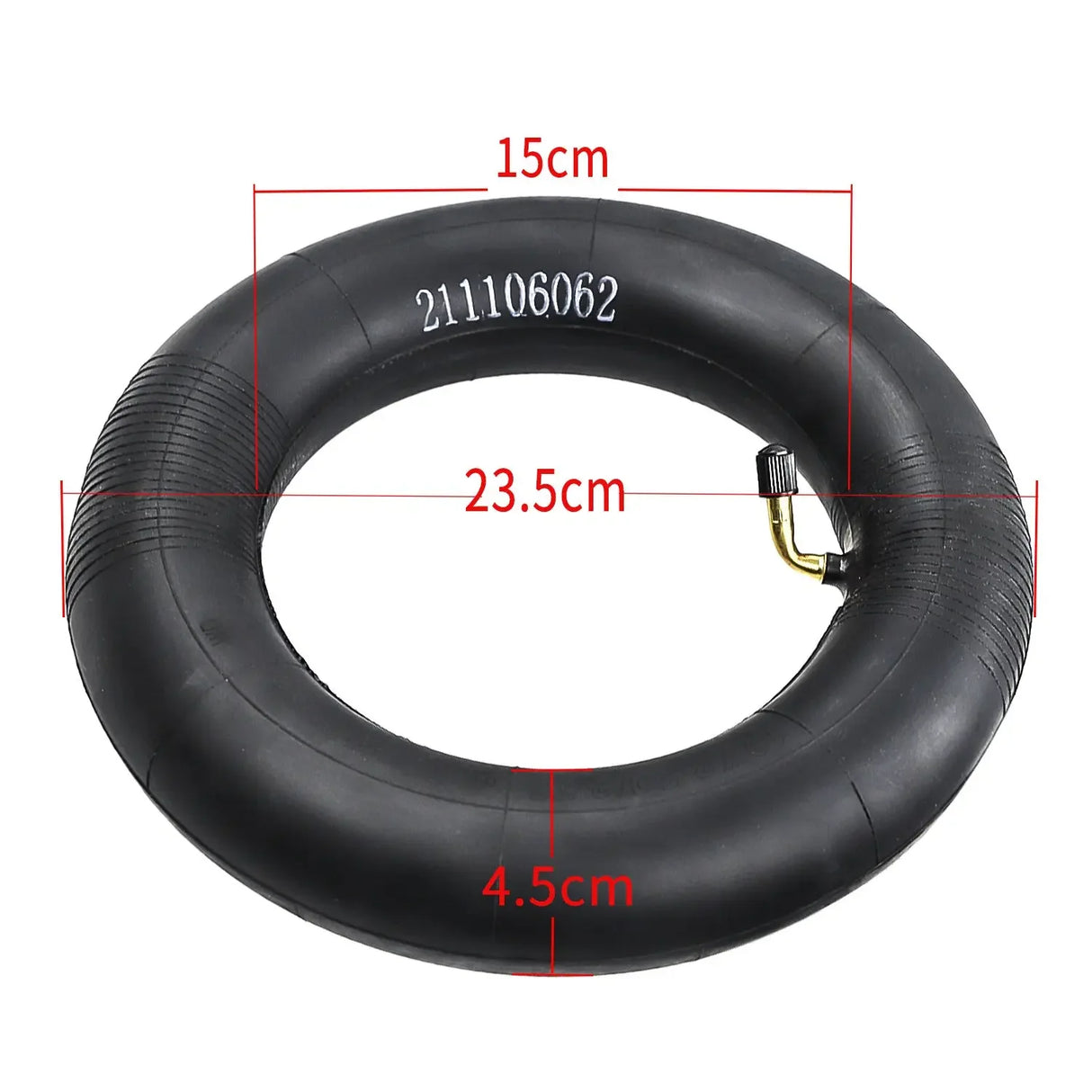 10 x 2.5/2.75 45˚ Inner tube for 10 inch scooters wocomotors