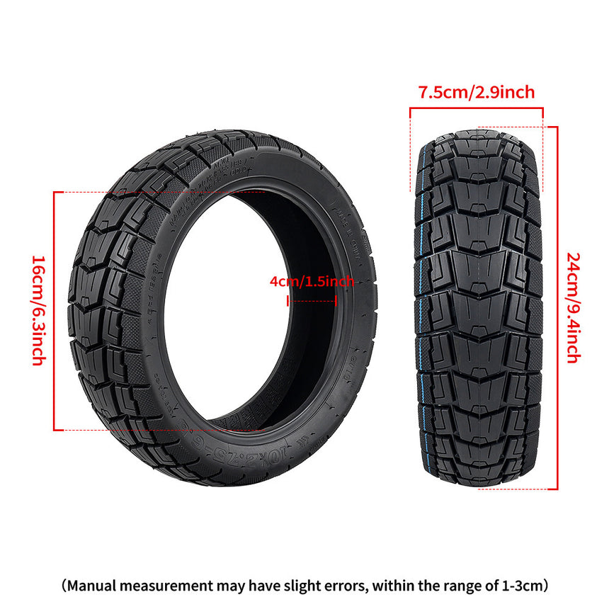 10"(10x2.75-6.5) Pneumatic Tubeless Tire for Cruiser V2 Electric Scooter