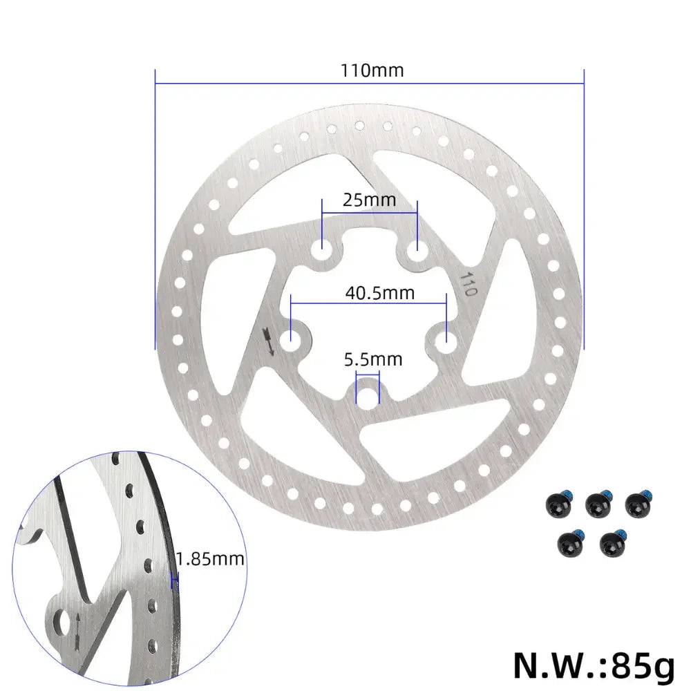 110mm around brake rotor for xiaomi M365 pro wocomotors