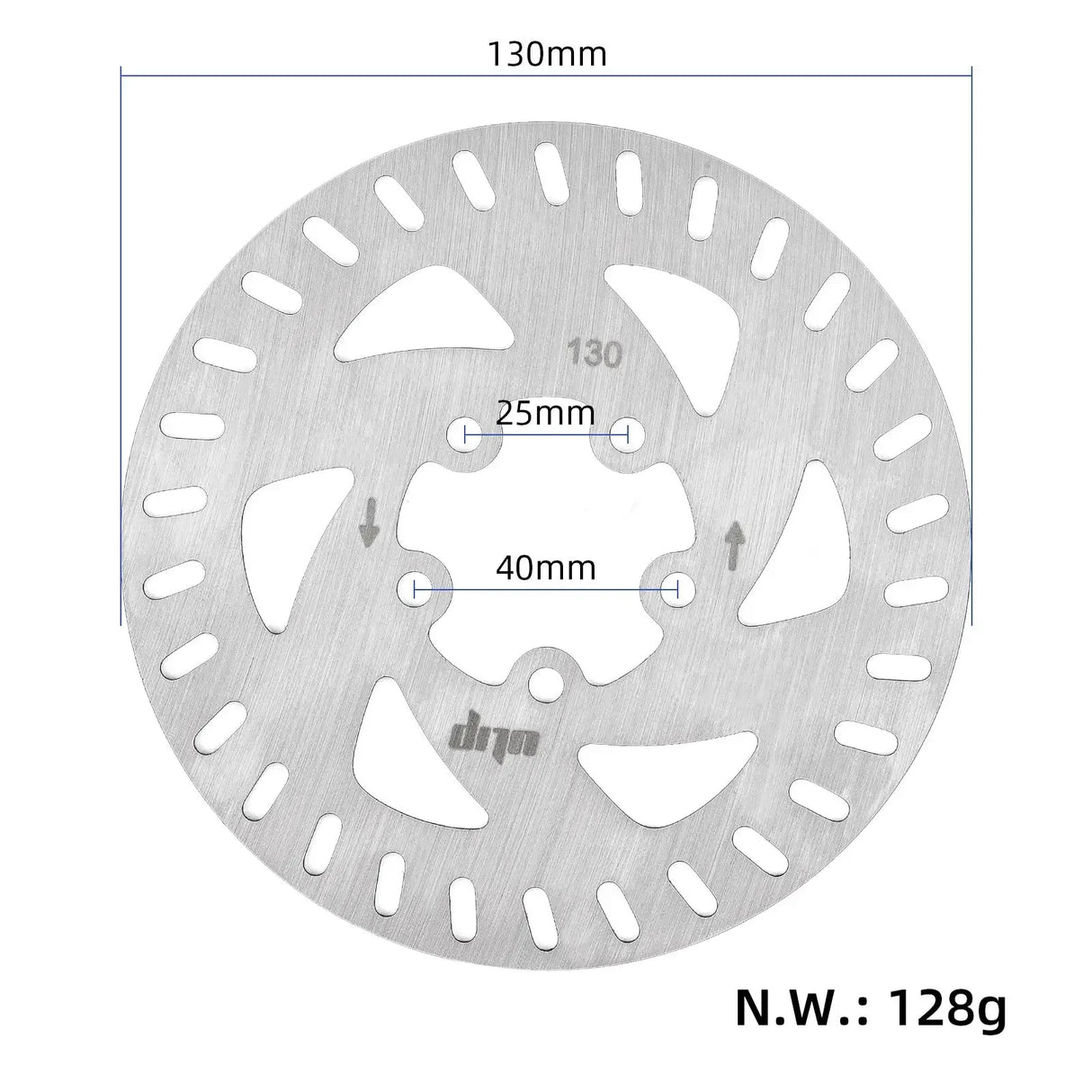130mm around brake rotor wocomotors