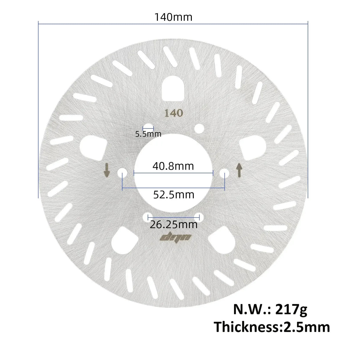 140mm brake rotor for ninebot GT1 GT2 wocomotors