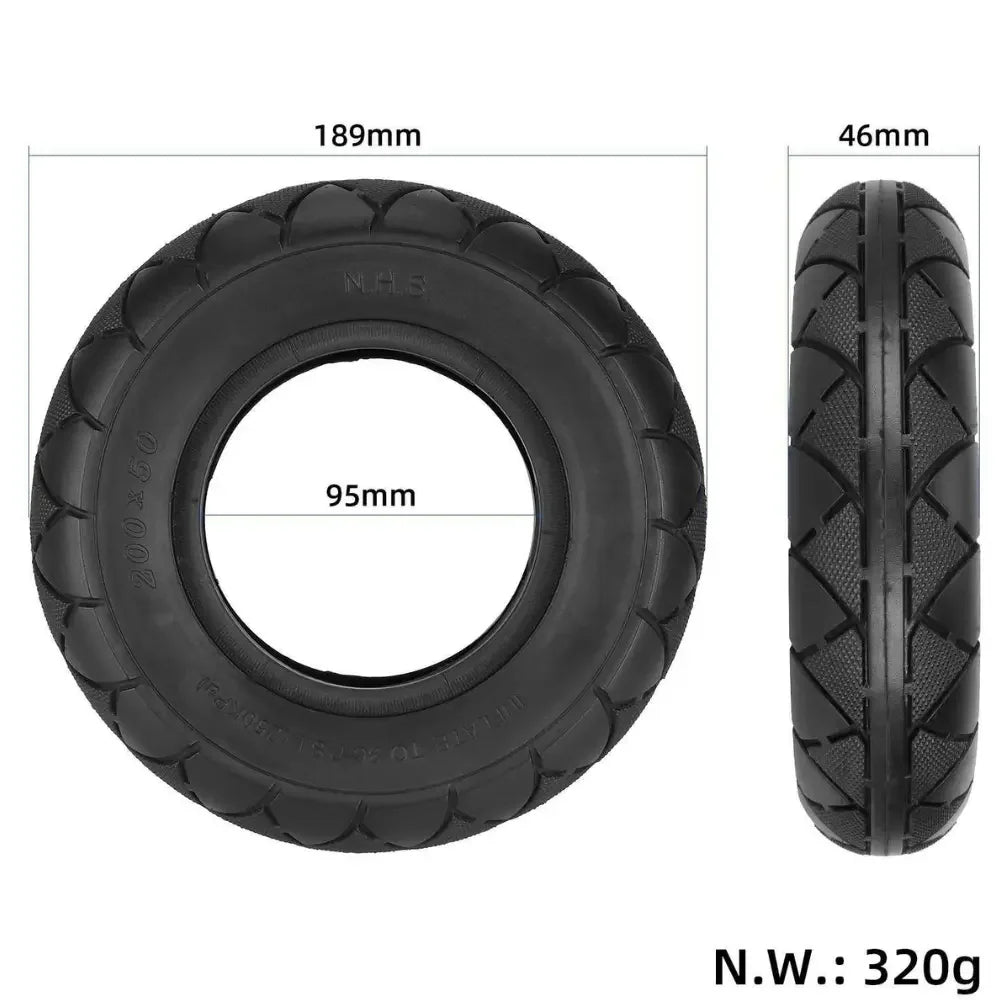 200x50 wanda tires for 8inch wheel wocomotors