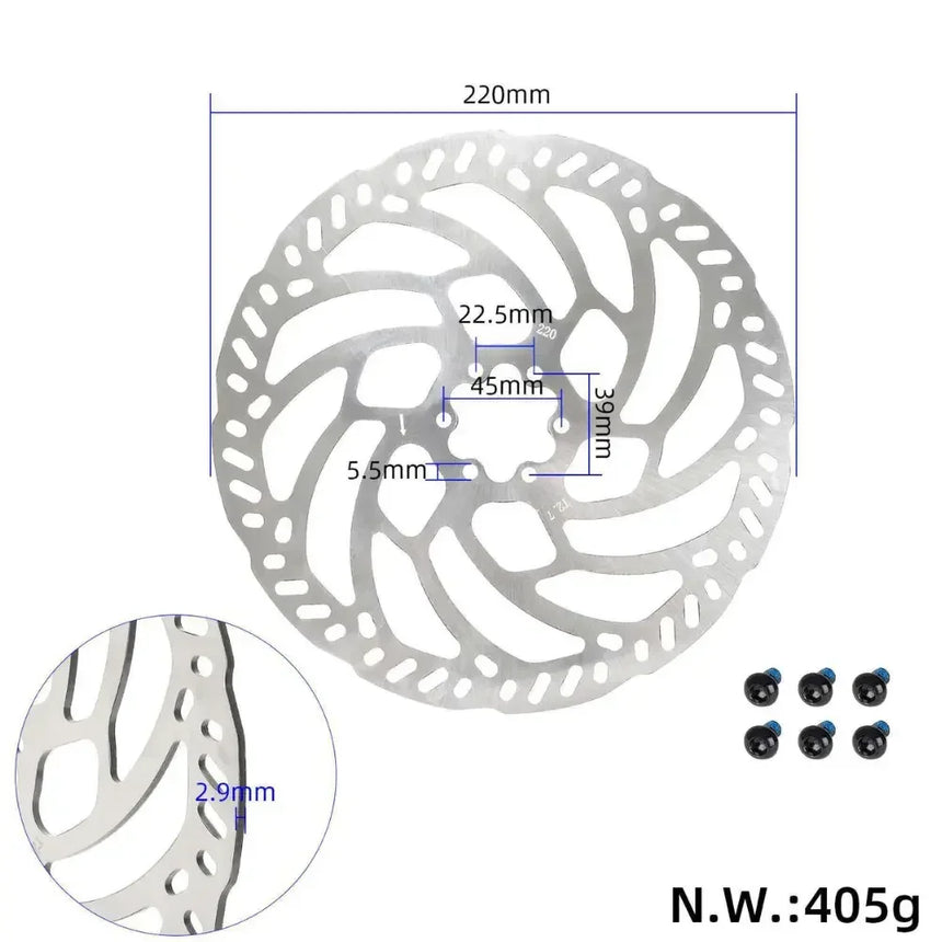 220mm brake rotor for TALARIA Talaria X3 MX3 wocomotors