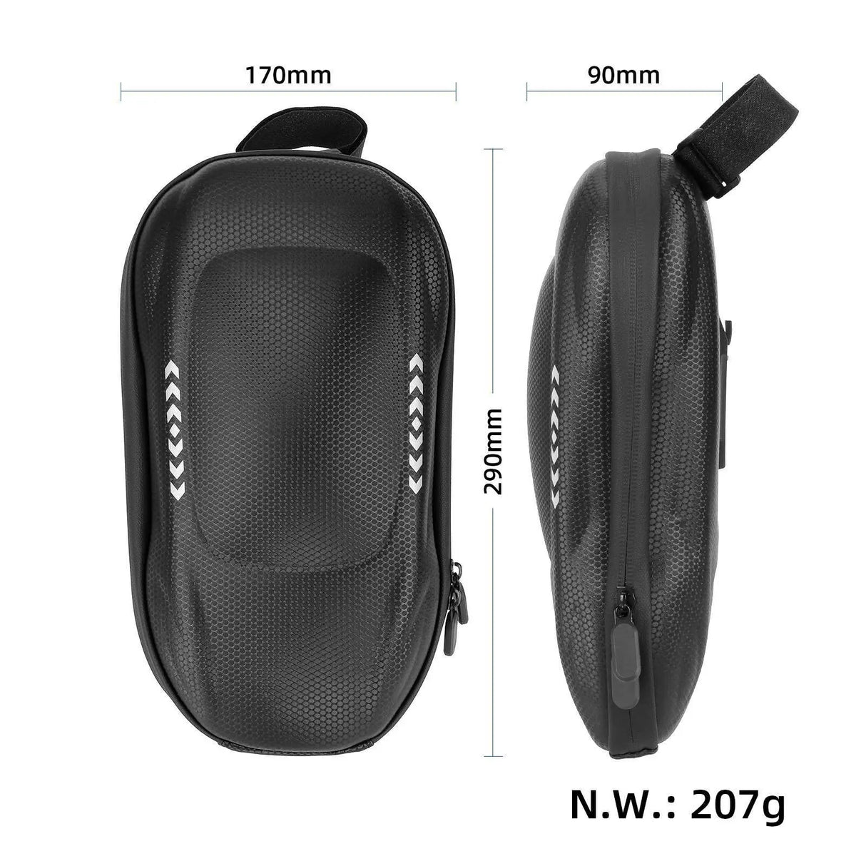 4L front waterproof EVA bag for electric scooter wocomotors