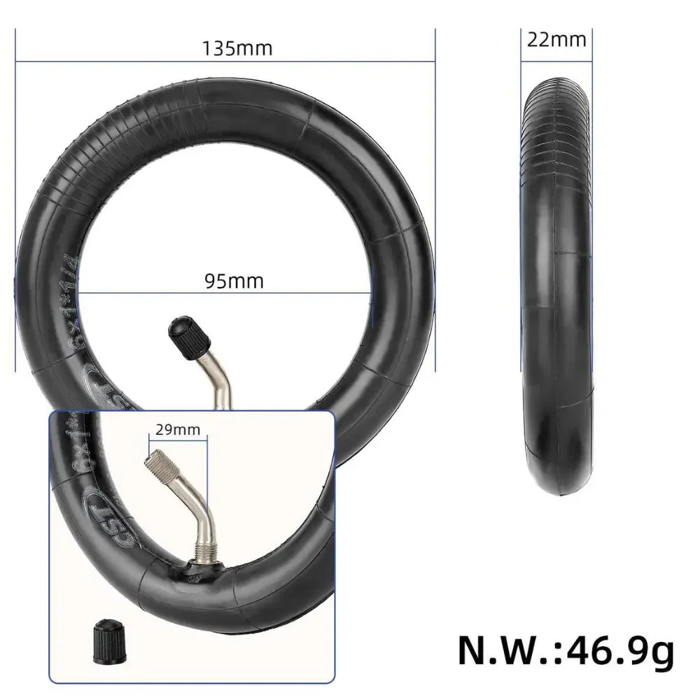 6*1-1/4 CST tire inner tube for 6inch escooter with 60 degree wocomotors