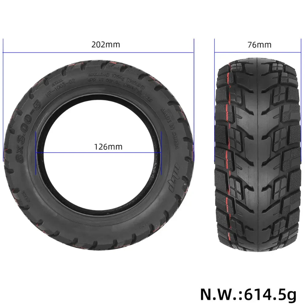 8.5x200 or 8x3.0-5 tubeless tires for kaabo mantis wocomotors