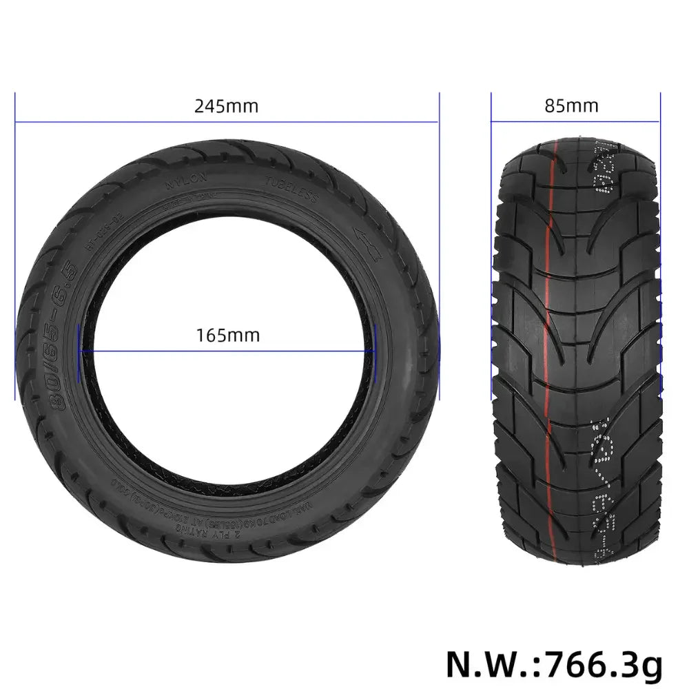 80/65-6.5 tubeless tires for escooter wocomotors