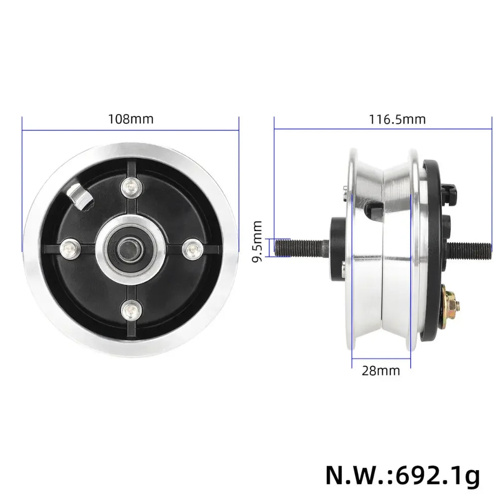 8inch 200*50 tires for front wheel hub wocomotors