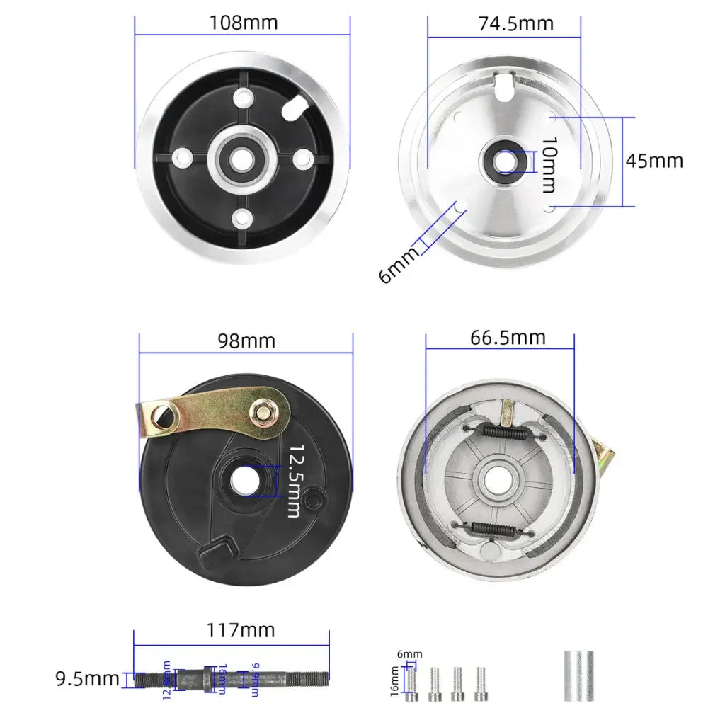 8inch 200*50 tires for front wheel hub wocomotors