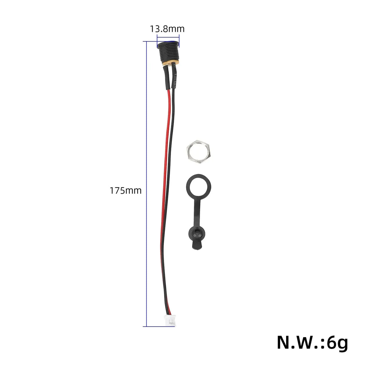 DC 2.1 charger port for escooter wocomotors