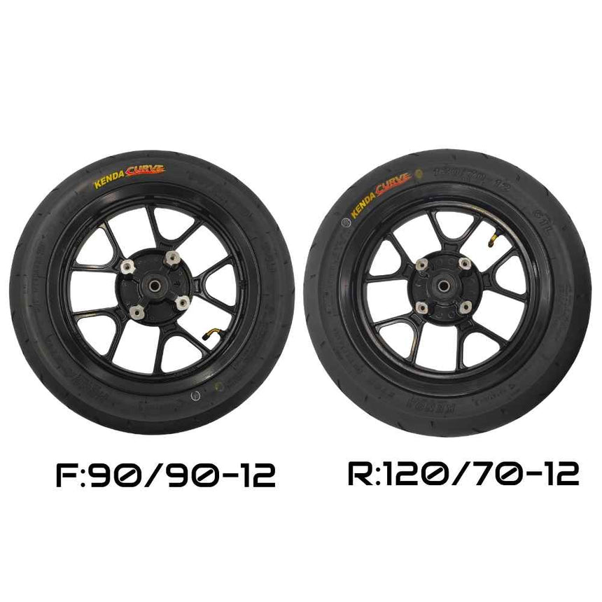 Electric Dirt Bike Street Tire Set (Front & Rear)