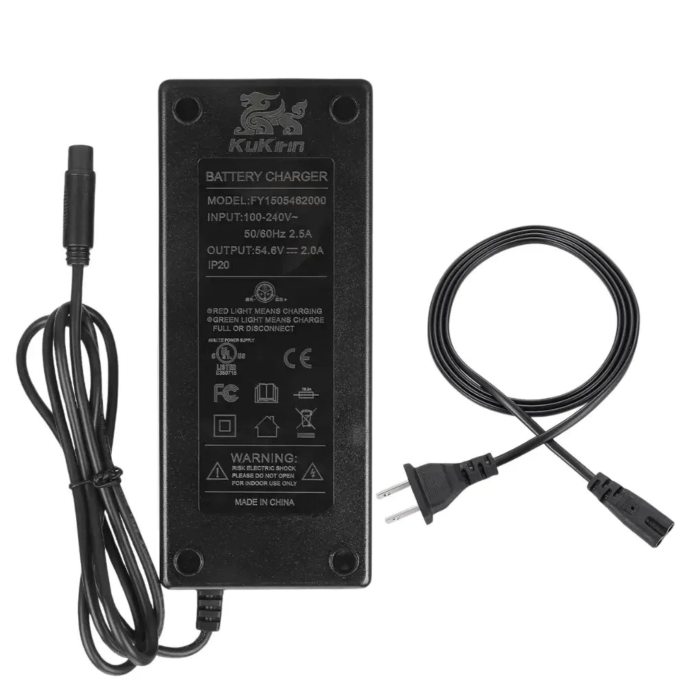 Original Kukirin G2 Pro DB54.6V2A charger with CQ plug wocomotors