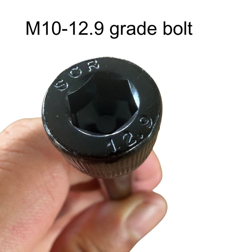 M10 12.9 Grade Hex Bolt Nylon Insert Lock Nut & Shaft Assembly for Electric Scooter Fork