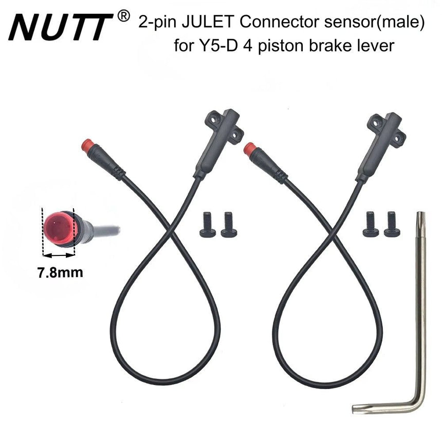 NUTT A5 2-Piston / Y5 4-Piston Hydraulic Brake Lever hall sensor for Electric Scooter E-Bike Power Cutoff