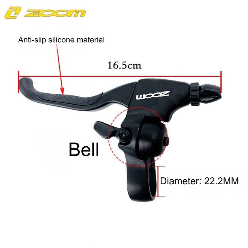 Original ZOOM Disc Brake Lever With Bell for Bicycle