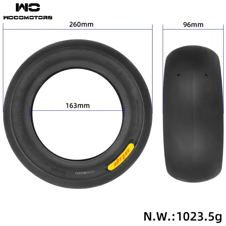 Ulip 90_65-6.5 Semi-Hot Melt Athletic Bald Tubeless Tire wocomotors