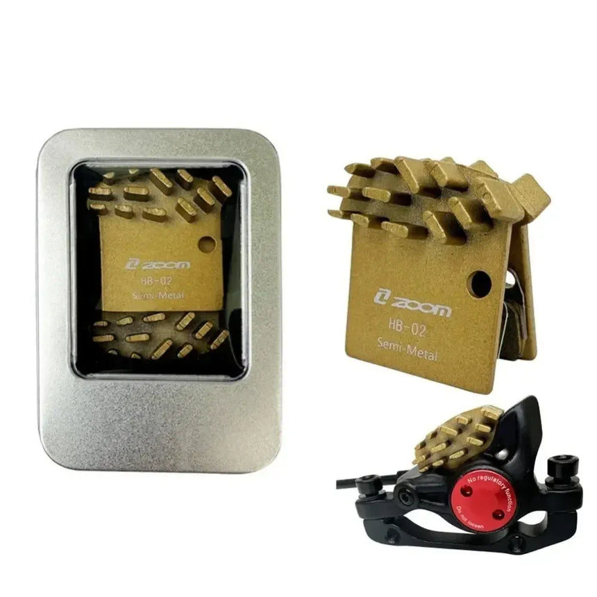 ZOOM HB-02 semi-metal Heat dissipation brake pads wocomotors