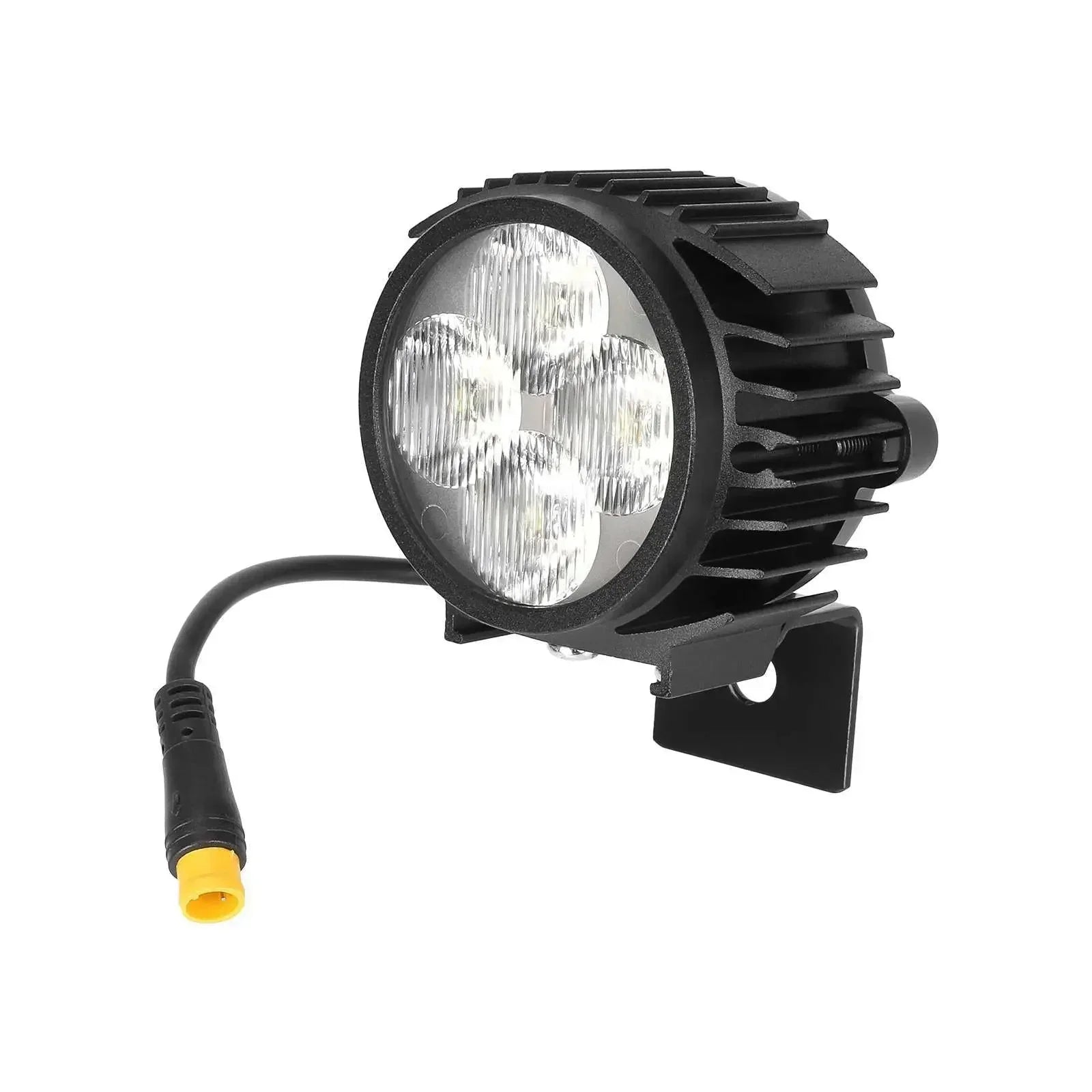 Kukirin Lampe Avant LED Pour G2 Pro/G2 Max – Blanc Brillant, Sans éblouissement, Connecteur 3 Broches, Facile à Installer