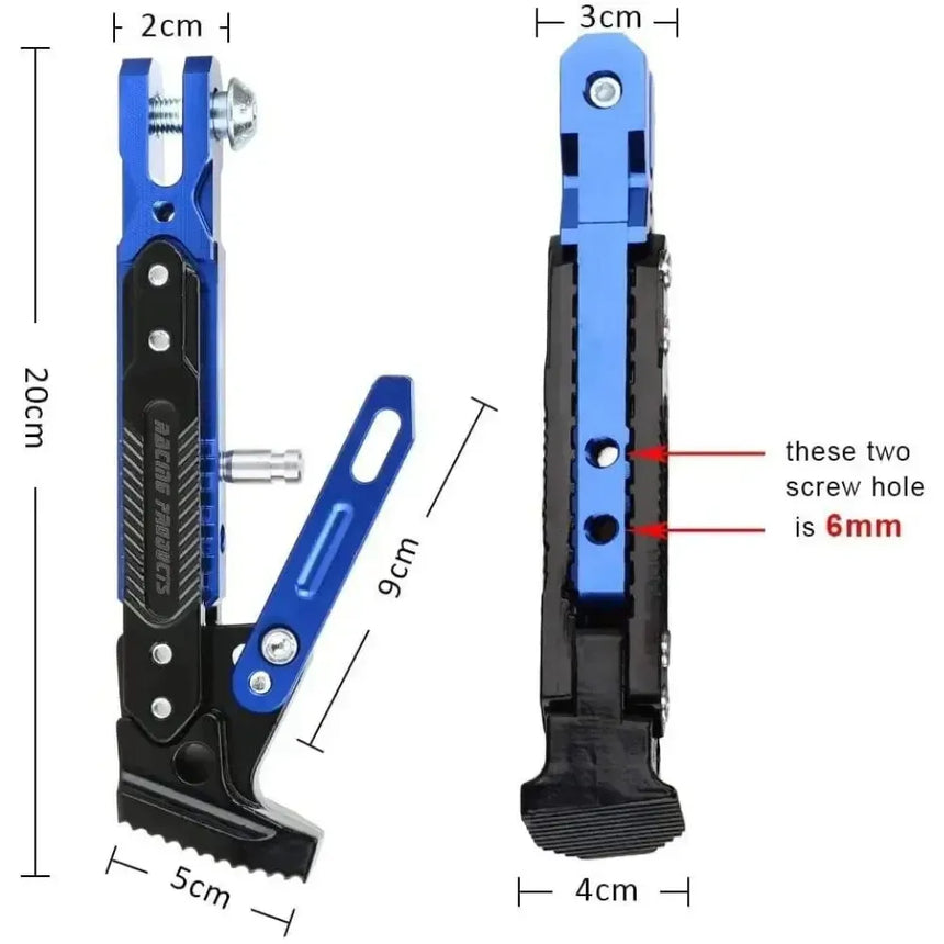 CNC kickstand for electric dirty bike wocomotors