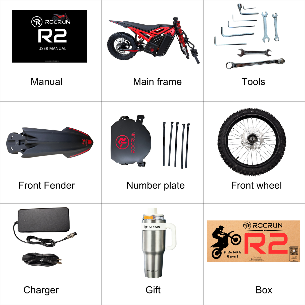 ROCRUN R2 dirt bike for youngster