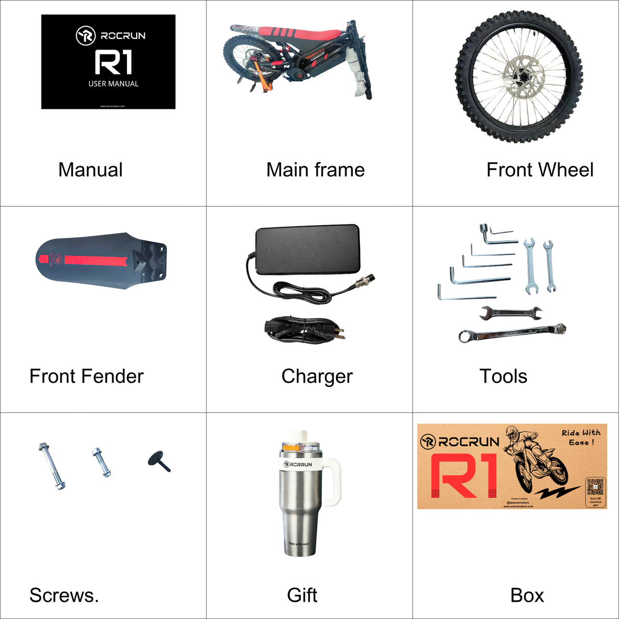 ROCRUN R1 dirt bike for adult