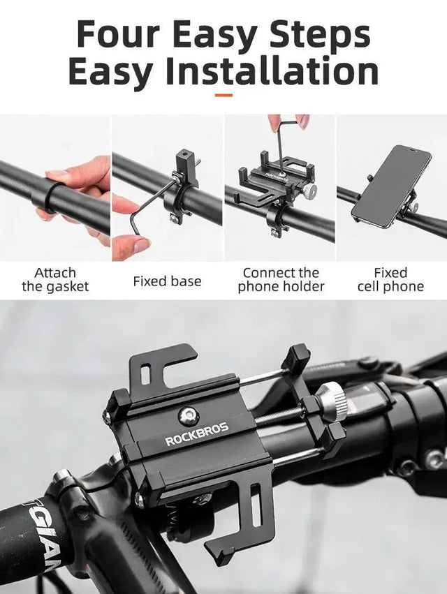 Phone holder for electric scooter - wocomotors