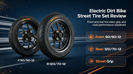 Electric Dirt Bike Street Tire Set (Front & Rear) Review: The Pavement Upgrade Your electric dirt bike Needs