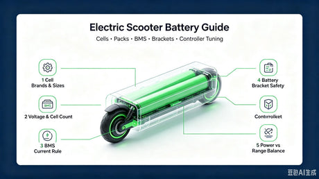 Electric Scooter Battery Complete Guide | Cell Brands, Voltage Configuration, BMS & Controller Tuning