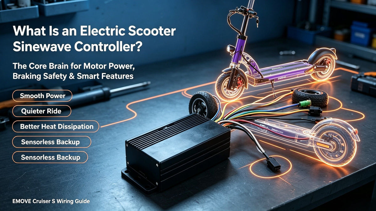 Electric Scooter Sinewave Controller Wire Functions & Model Differences Guide