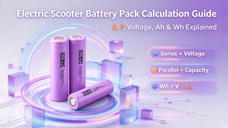 How to Calculate Electric Scooter Battery Pack Specs: S, P, Voltage, Ah & Wh