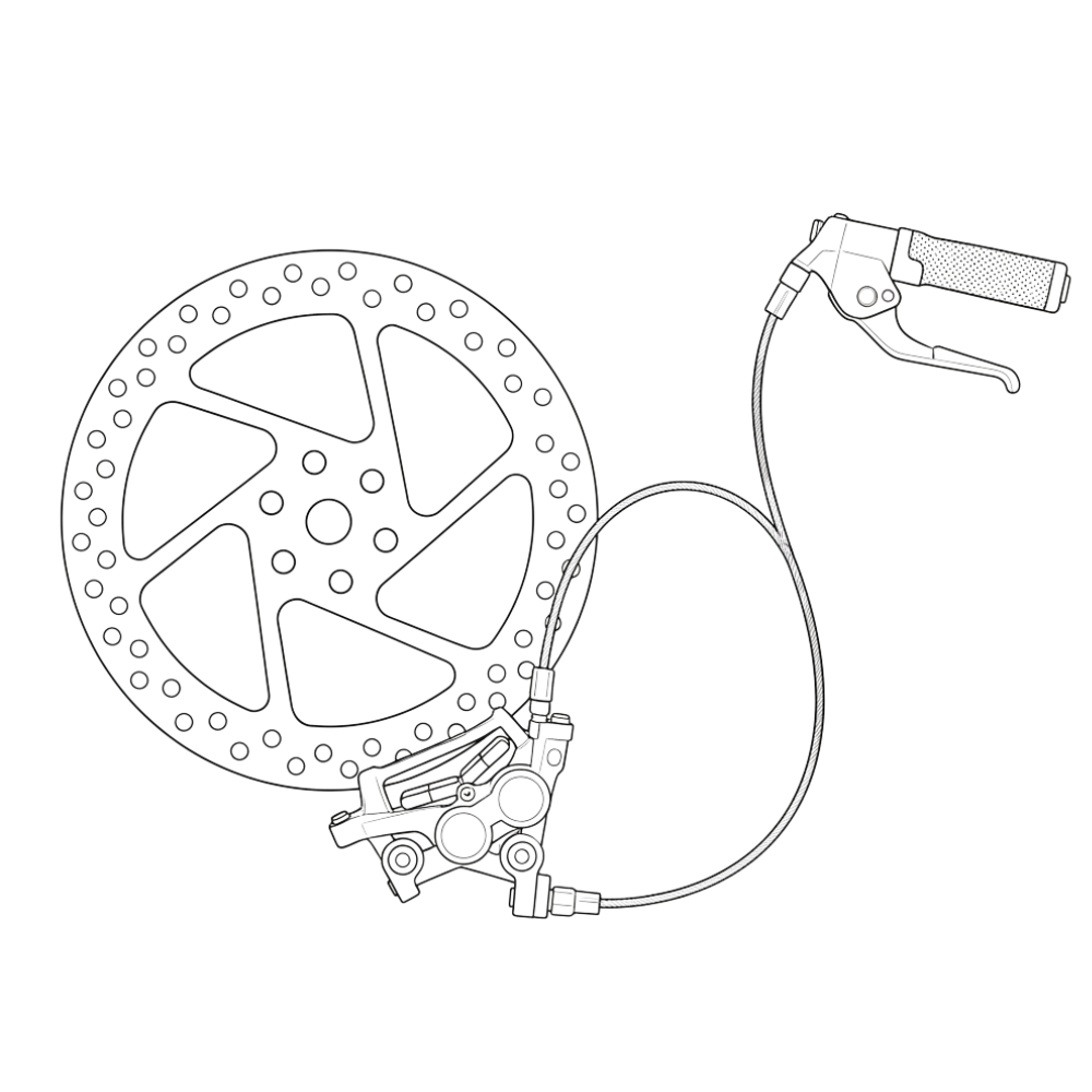 Electric scooter Brakes