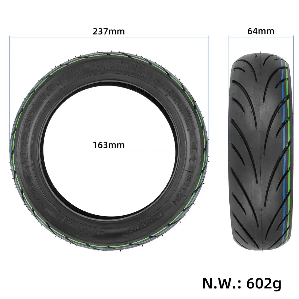 10*2.3-6.5 tubeless CST tires for NIU KQI2 escooter wocomotors