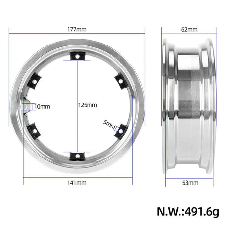10*2.7-6.5 tubeless tires Rim for Dualtron scooter wocomotors