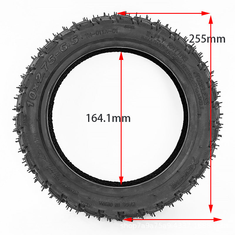10" Pneumatic Tubeless Tire for Cruiser V2