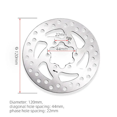 120mm Xtech Brake Rotor wocomotors
