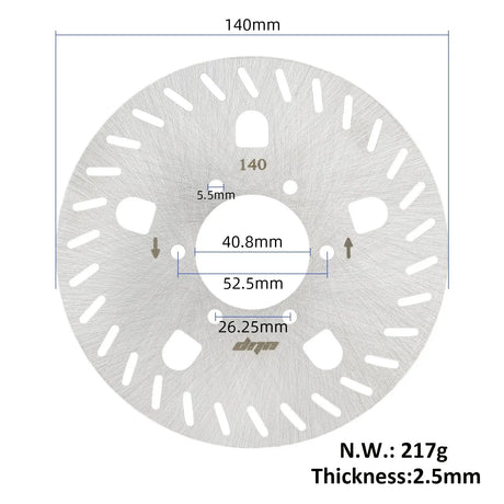 140mm brake rotor for ninebot GT1 GT2 wocomotors