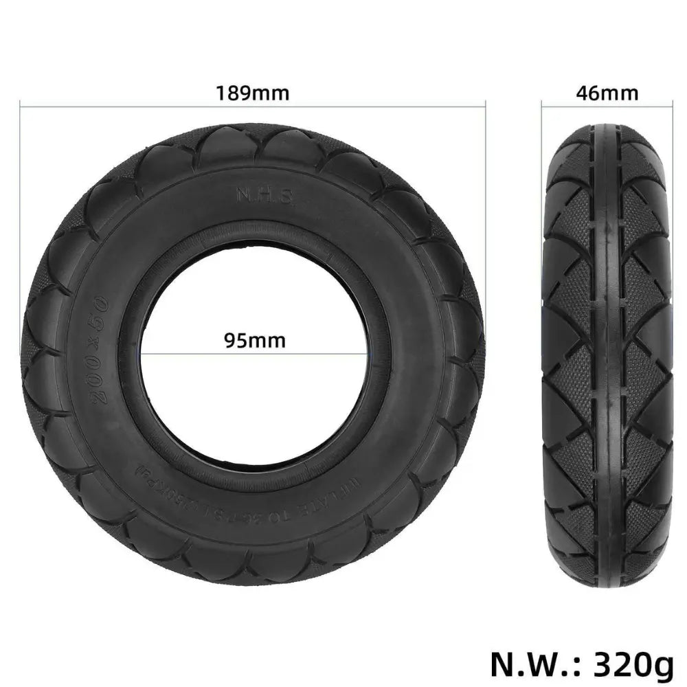 200x50 wanda tires for 8inch wheel wocomotors