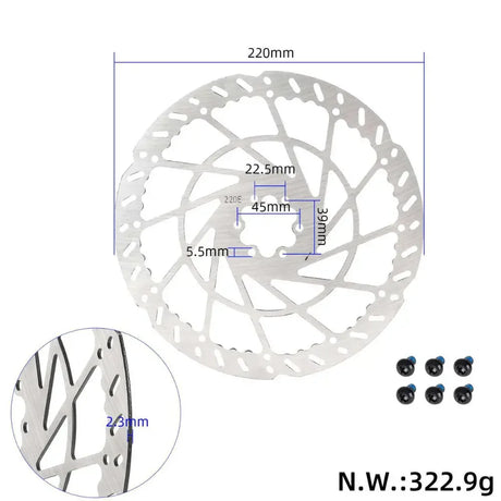 220mm brake rotor for TALARIA Talaria X3 MX3 wocomotors