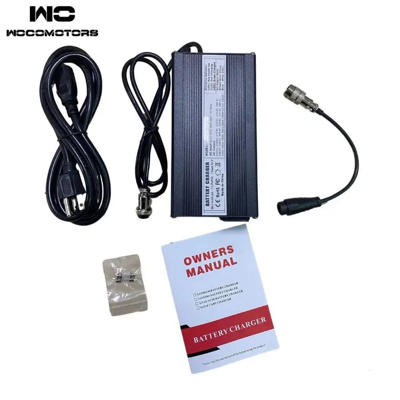 58.8v 5ah fast charger for 52v electric scooter with GX16 plug - wocomotors