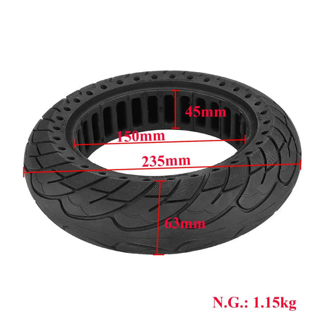 60/70-6.5 10*2.5 Honeycomb tire for segway G30 max wocomotors