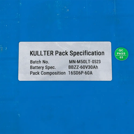 60v 30ah battery pack for ROVORON Kullter LUXURY wocomotors