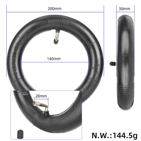81/2*2 90˚ inner tube for Zero 9 wocomotors