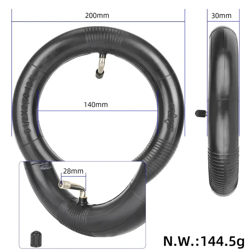 81/2*2 90˚ inner tube for Zero 9 wocomotors