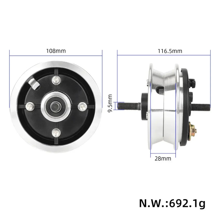 8inch 200*50 tires for front wheel hub wocomotors