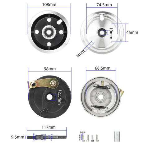 8inch 200*50 tires for front wheel hub wocomotors