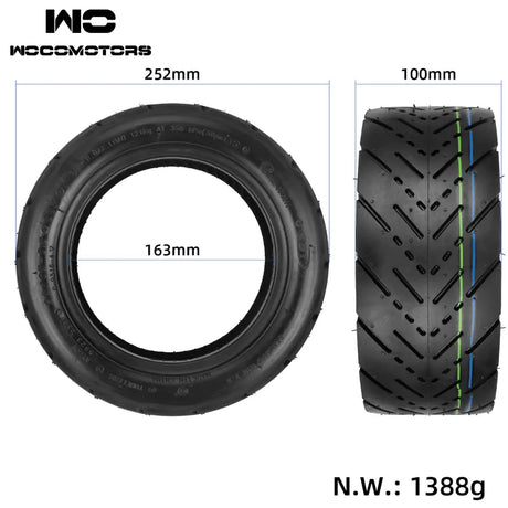 90/65 - 6.5 CST Anti - puncture self - healing tubeless - wocomotors