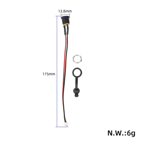 DC 2.1 charger port for escooter wocomotors