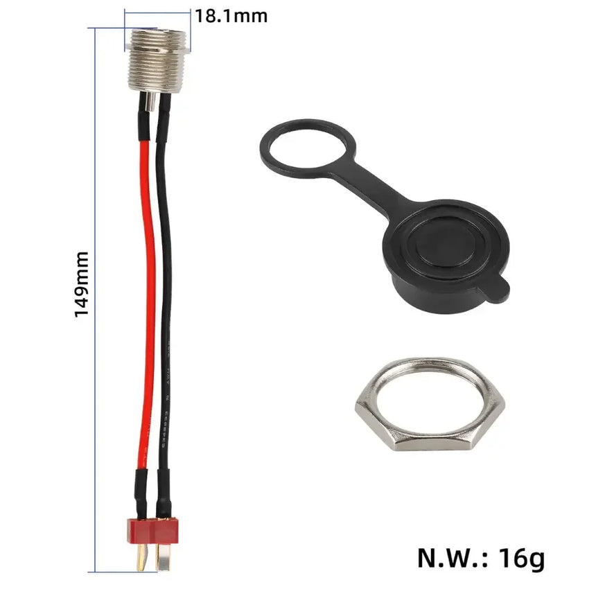 Electric Scooter Power Socket