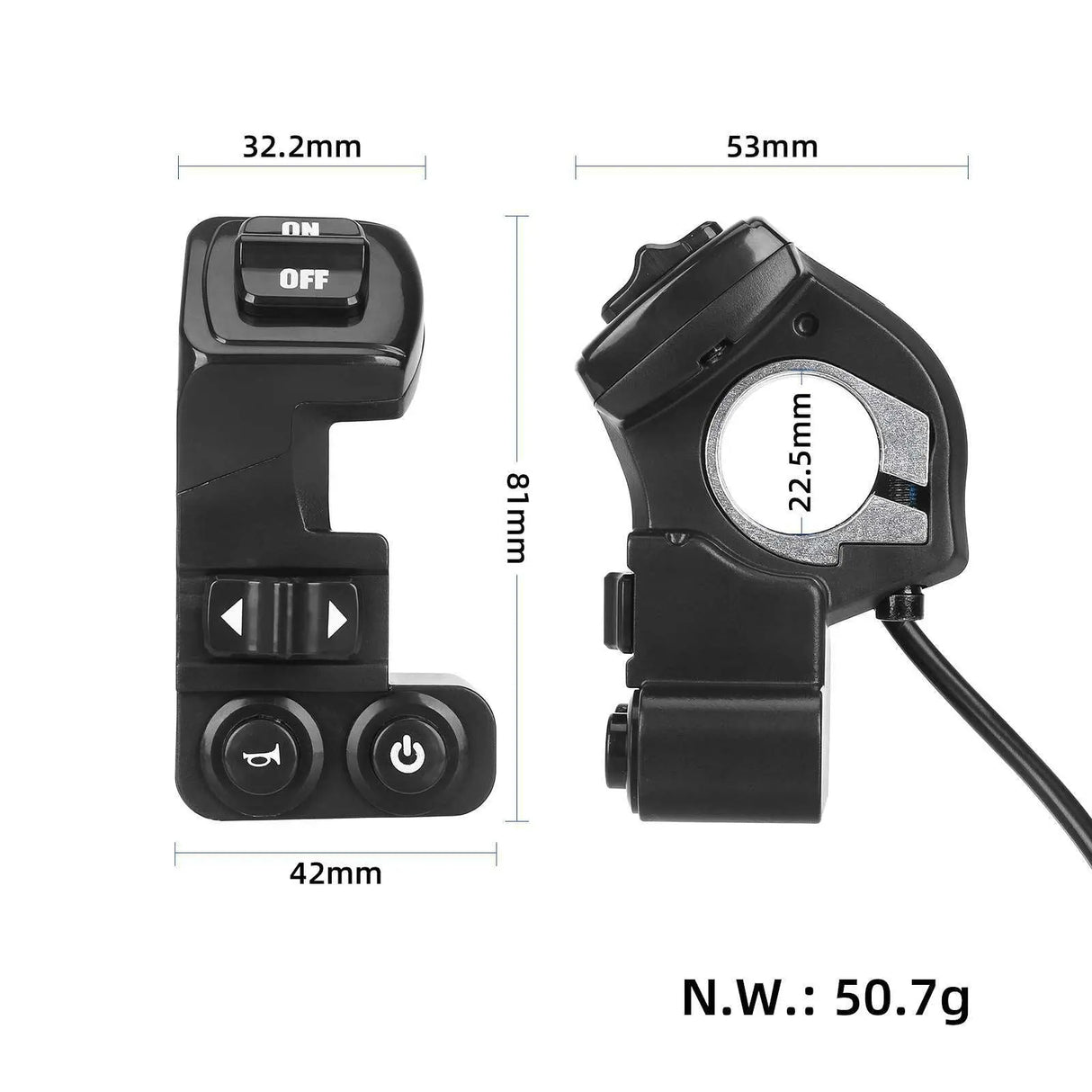 KukirinG2Pro/G2ProDB/G2Max light switch with fast connector wocomotors